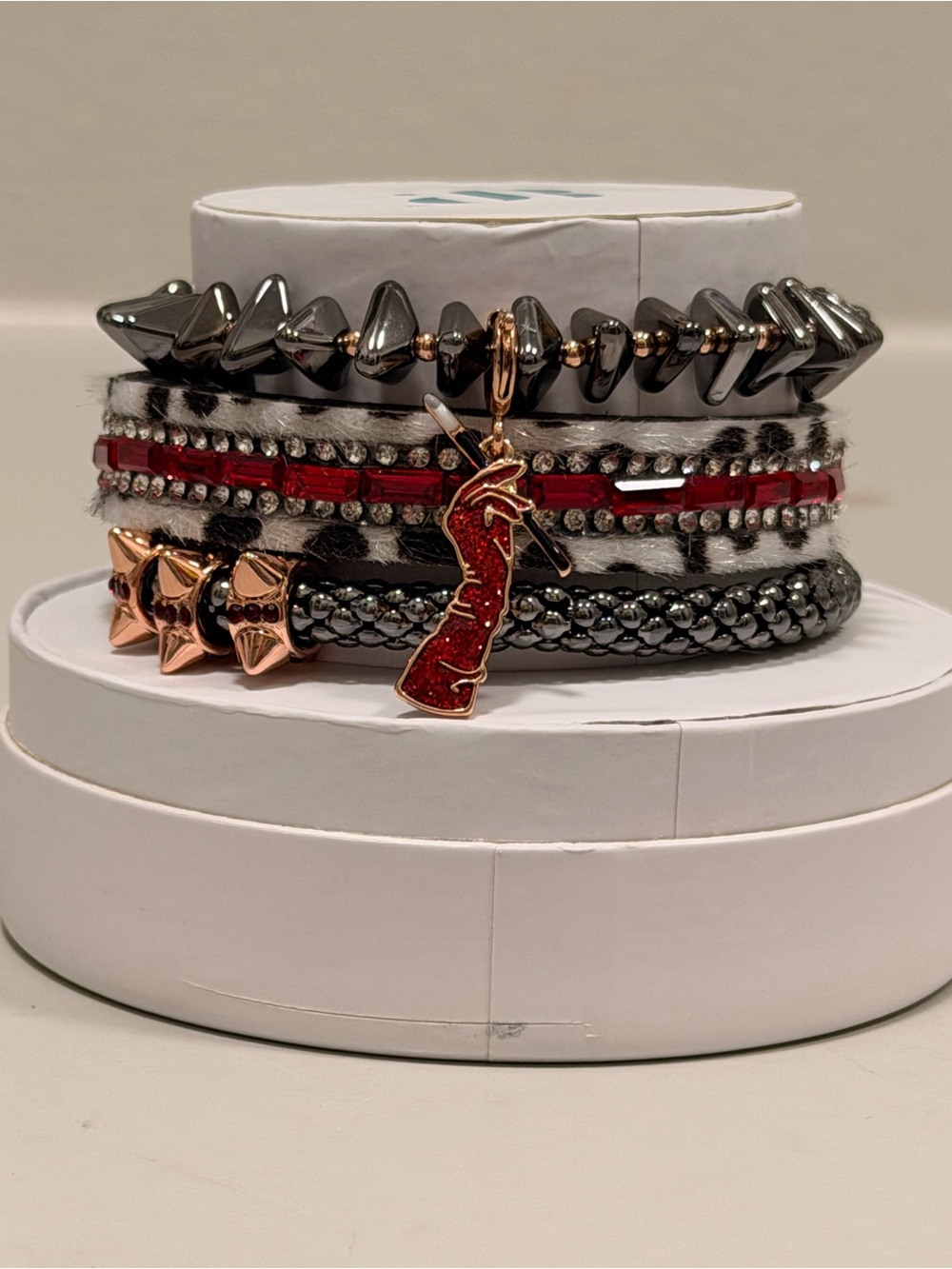 Bomb Party NWT! “Brilliant, Bad and a Little Bit Mad” Cruella Deville Stack